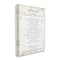 Stupell Industries The Lords Prayer Our Father Rustic Distressed White Wood Look Canvas Wall Art